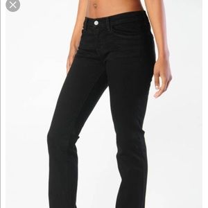 J Brand Mid Rise Jeans 844 in Jett